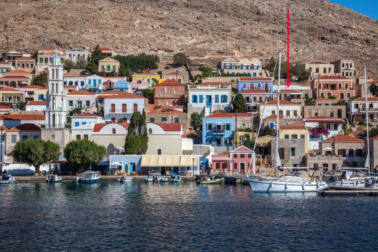 Rosalia Apartments Chalki Town المظهر الخارجي الصورة